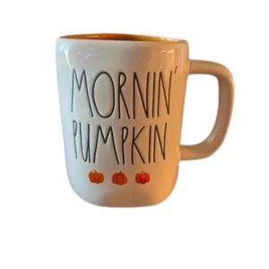 Rae Dunn LL mug “morning pumpkin”